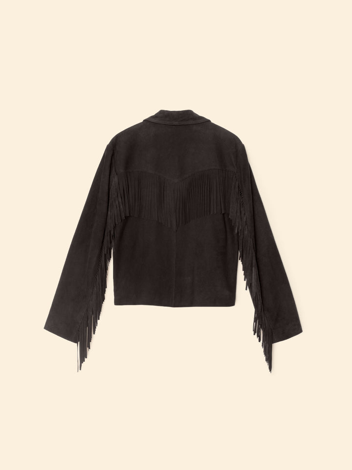 X2506 Jacket Black Bronco Suede Jacket Black Bronco Suede Jacket