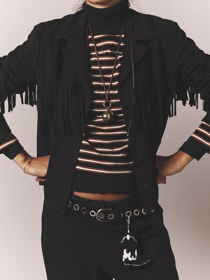 X2506 Jacket Black Bronco Suede Jacket Black Bronco Suede Jacket