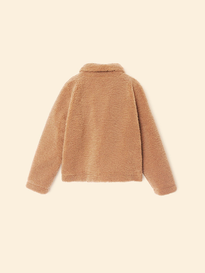 X2506 Jacket Teddy Brown Dree Bomber Jacket Teddy Brown Dree Bomber Jacket