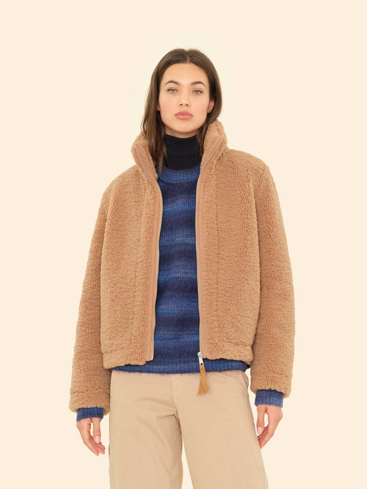 X2506 Jacket Teddy Brown Dree Bomber Jacket Teddy Brown Dree Bomber Jacket