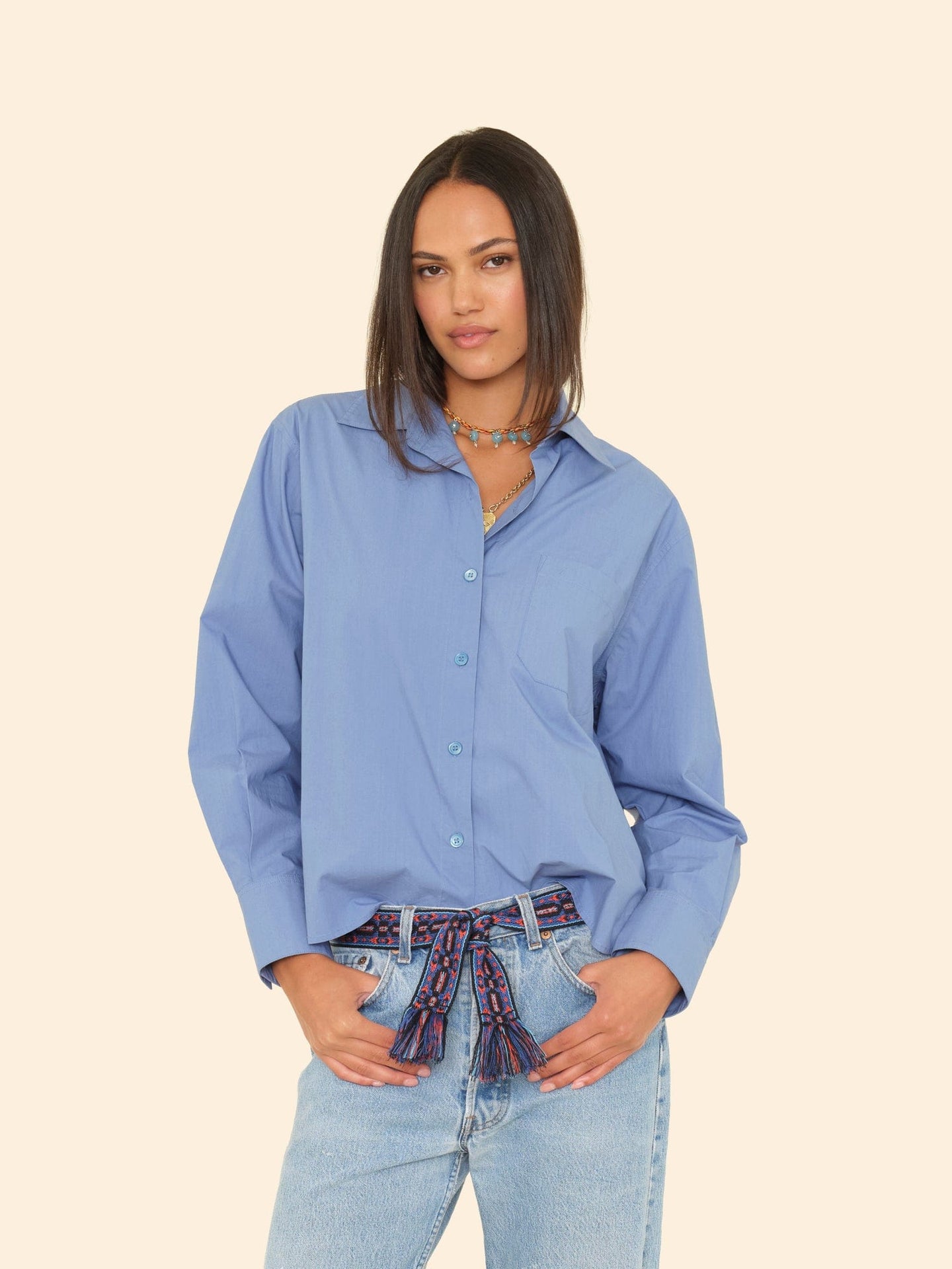 X2506 Shirt Cadet Blue Monroe Shirt Cadet Blue Monroe Shirt