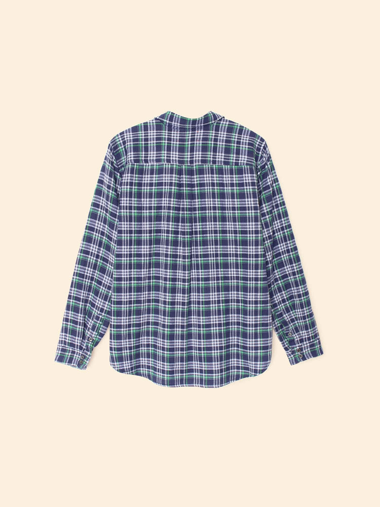 X2506 Shirt Forest Blue Plaid Scout Shirt Forest Blue Plaid Scout Shirt