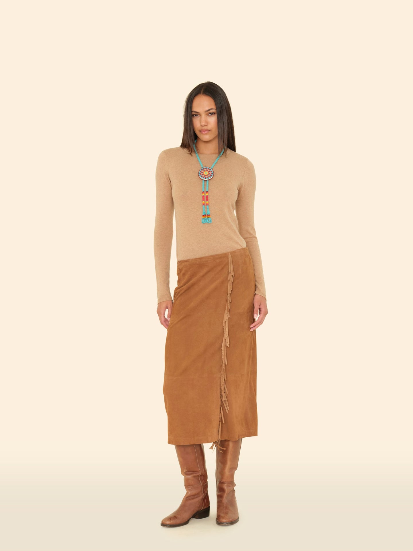 X2506 Skirt Mustang Bonnie Suede Skirt Mustang Bonnie Suede Skirt