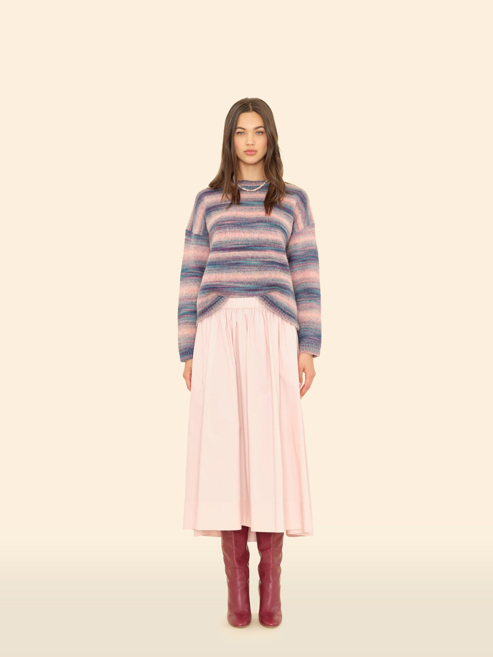 X2506 Skirt Powder Rose Gwynn Skirt Powder Rose Gwynn Skirt