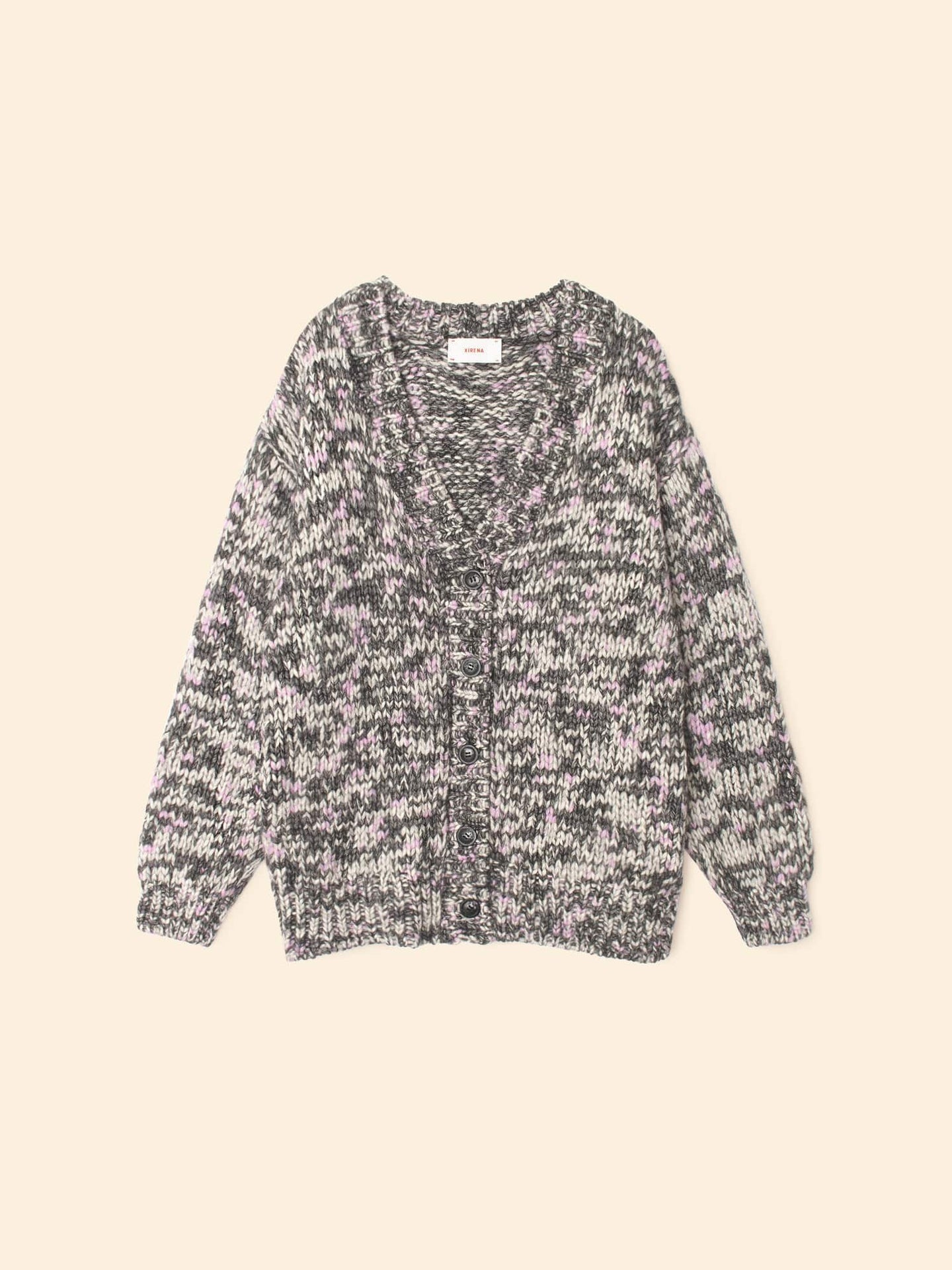 X2506 Sweater Black Melange Marvin Sweater Black Melange Marvin Sweater