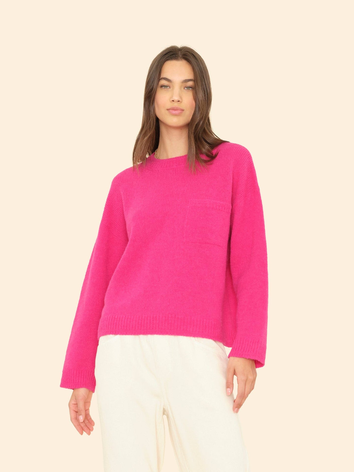 X2506 Sweater Brilliant Pink Julien Sweater Brilliant Pink Julien Sweater