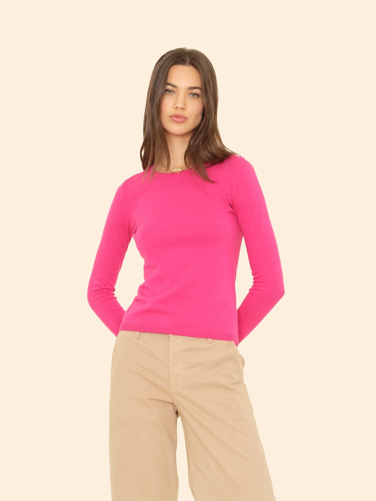 X2506 Sweater Flamboyant Crewe Sweater Flamboyant Crewe Sweater