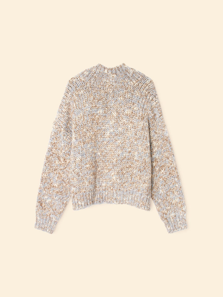 X2506 Sweater Light Blue Melange Keyes Sweater Light Blue Melange Keyes Sweater