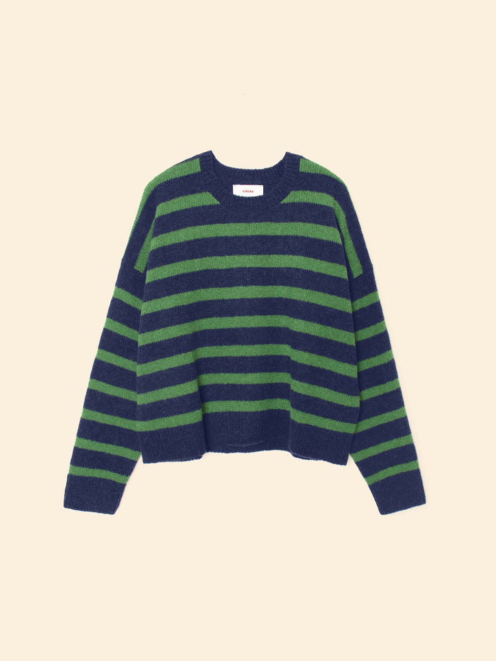 X2506 Sweater Navy Pine Lela Sweater Navy Pine Lela Sweater