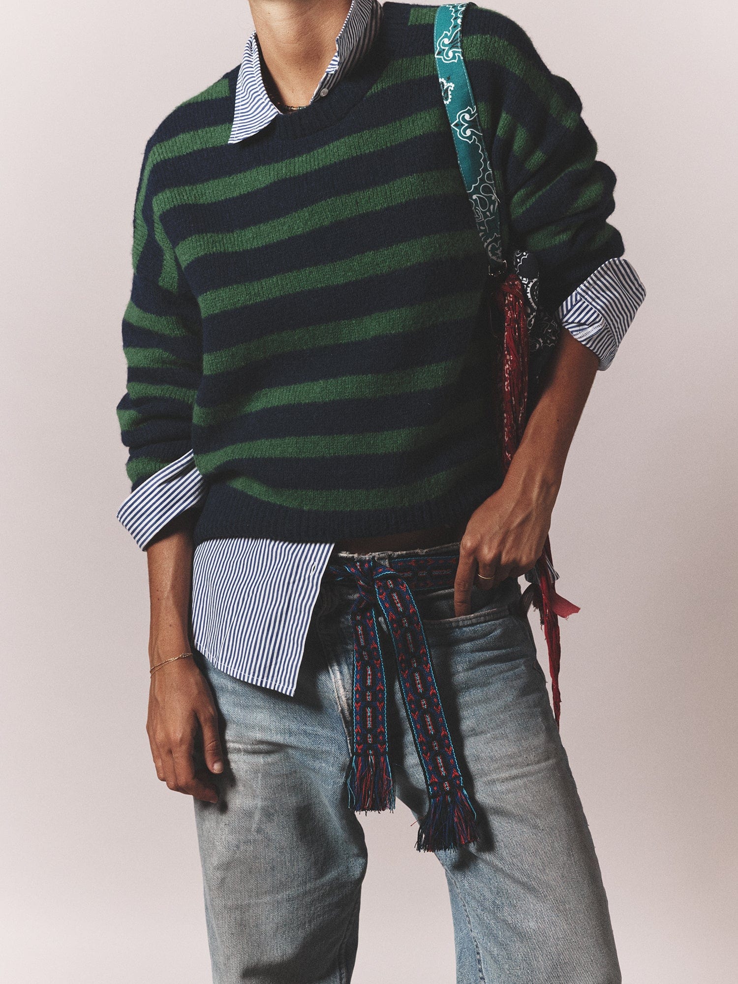 Navy Pine Lela Sweater