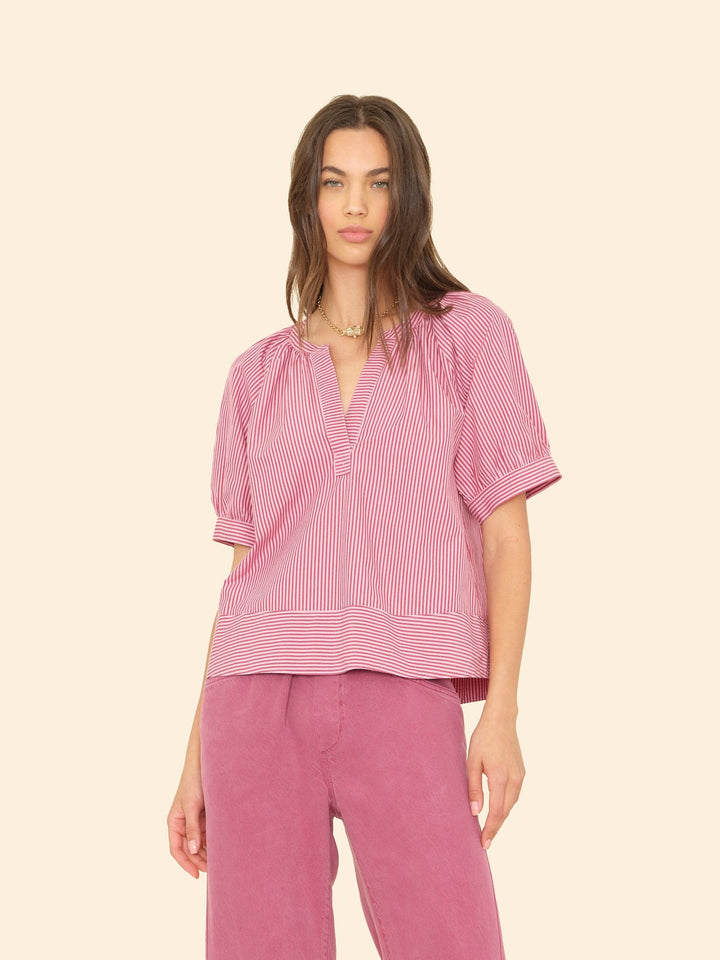 X2506 Top Ruby Red Josette Top Ruby Red Josette Top