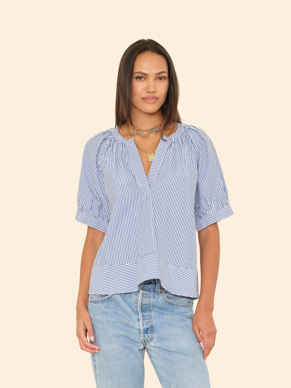X2506 Top True Blue Josette Top True Blue Josette Top