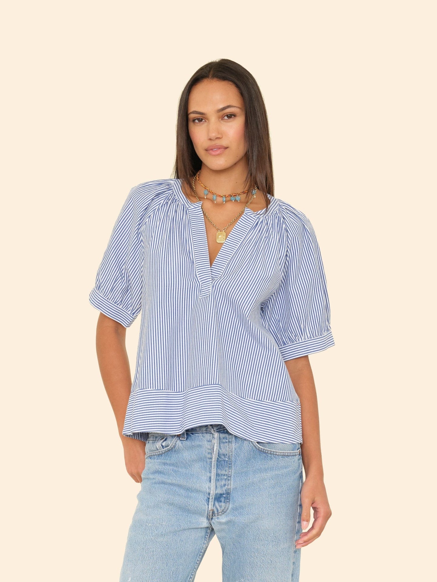 X2506 Top True Blue Josette Top True Blue Josette Top
