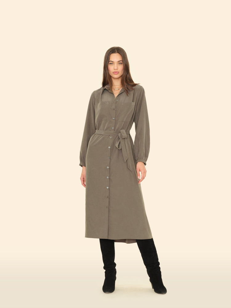 X2507 Dress Dusty Army Lawson Dress Dusty Army Lawson Dress
