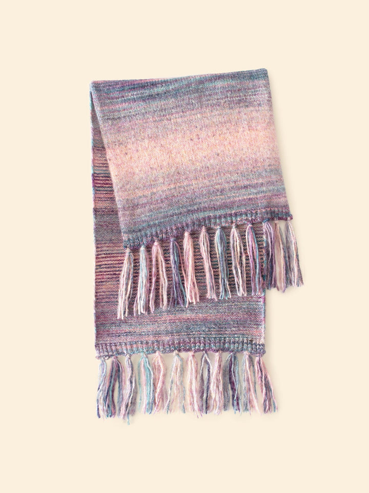 X2507 Scarf One Size / Pink Ombre Pink Ombre Fonda Scarf X0OMS000-OS-PKOM Pink Ombre Fonda Scarf