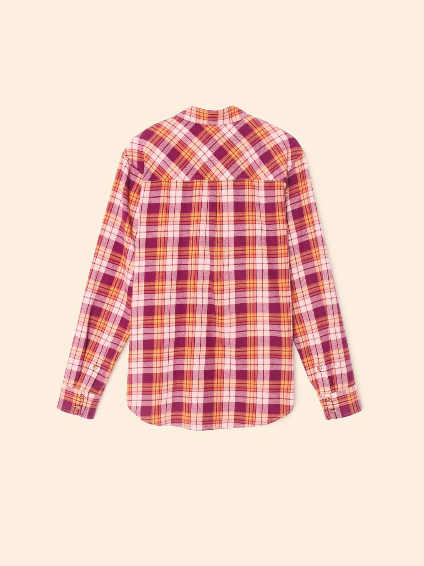 Pink Orange Plaid Beau Shirt