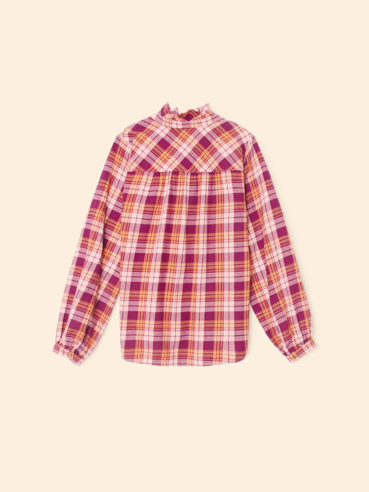 X2507 Shirt Pink Orange Plaid Nicholson Shirt Pink Orange Plaid Nicholson Shirt