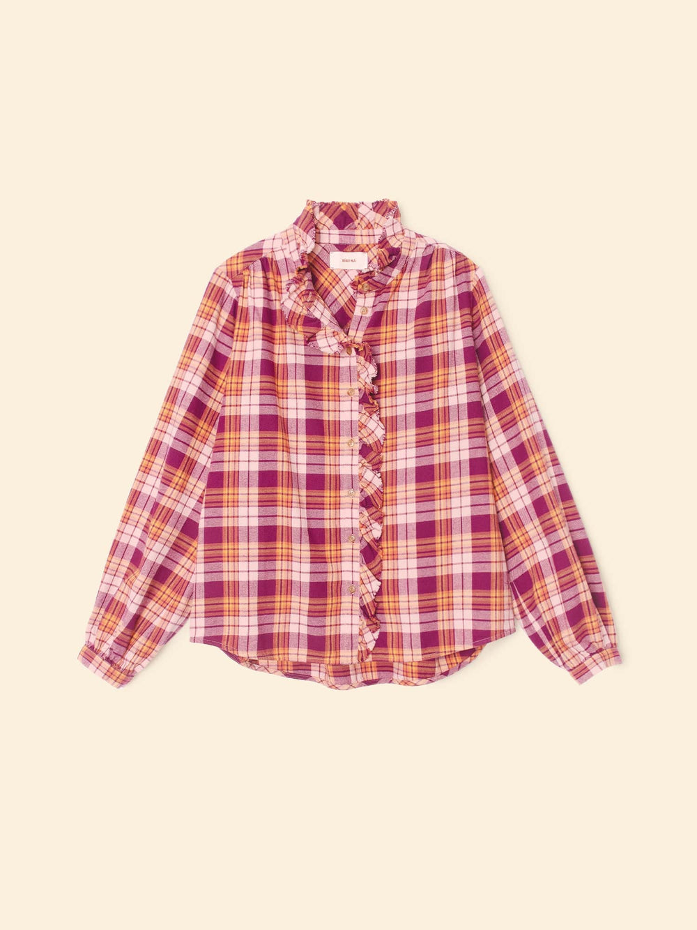 X2507 Shirt Pink Orange Plaid Nicholson Shirt Pink Orange Plaid Nicholson Shirt