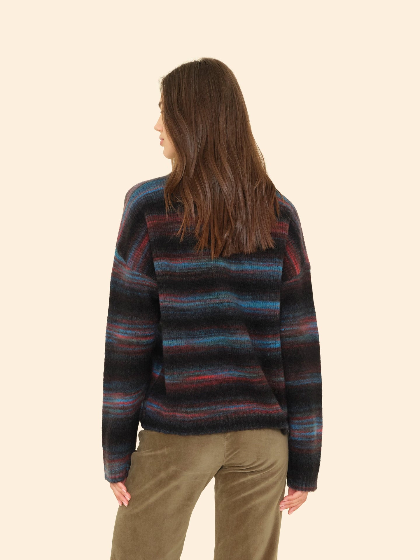 X2507 Sweater Black Ombre Anders Sweater Black Ombre Anders Sweater