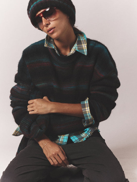 X2507 Sweater Black Ombre Anders Sweater Black Ombre Anders Sweater