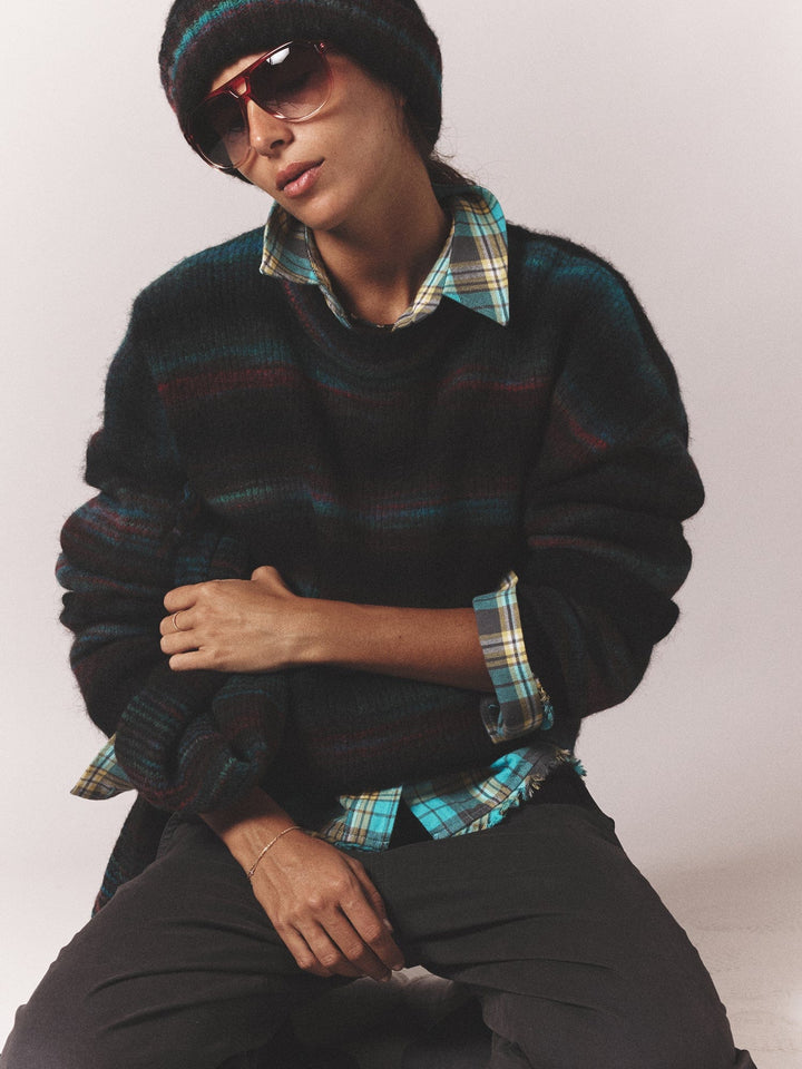 X2507 Sweater Black Ombre Anders Sweater Black Ombre Anders Sweater