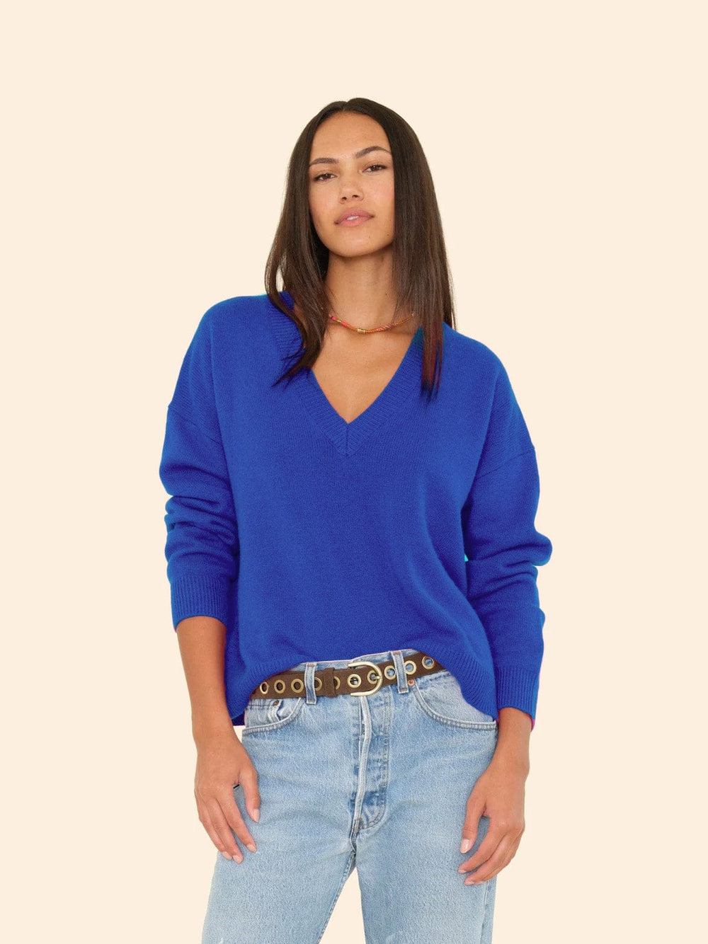 X2507 Sweater Bright Cobalt Jodie Sweater Bright Cobalt Jodie Sweater