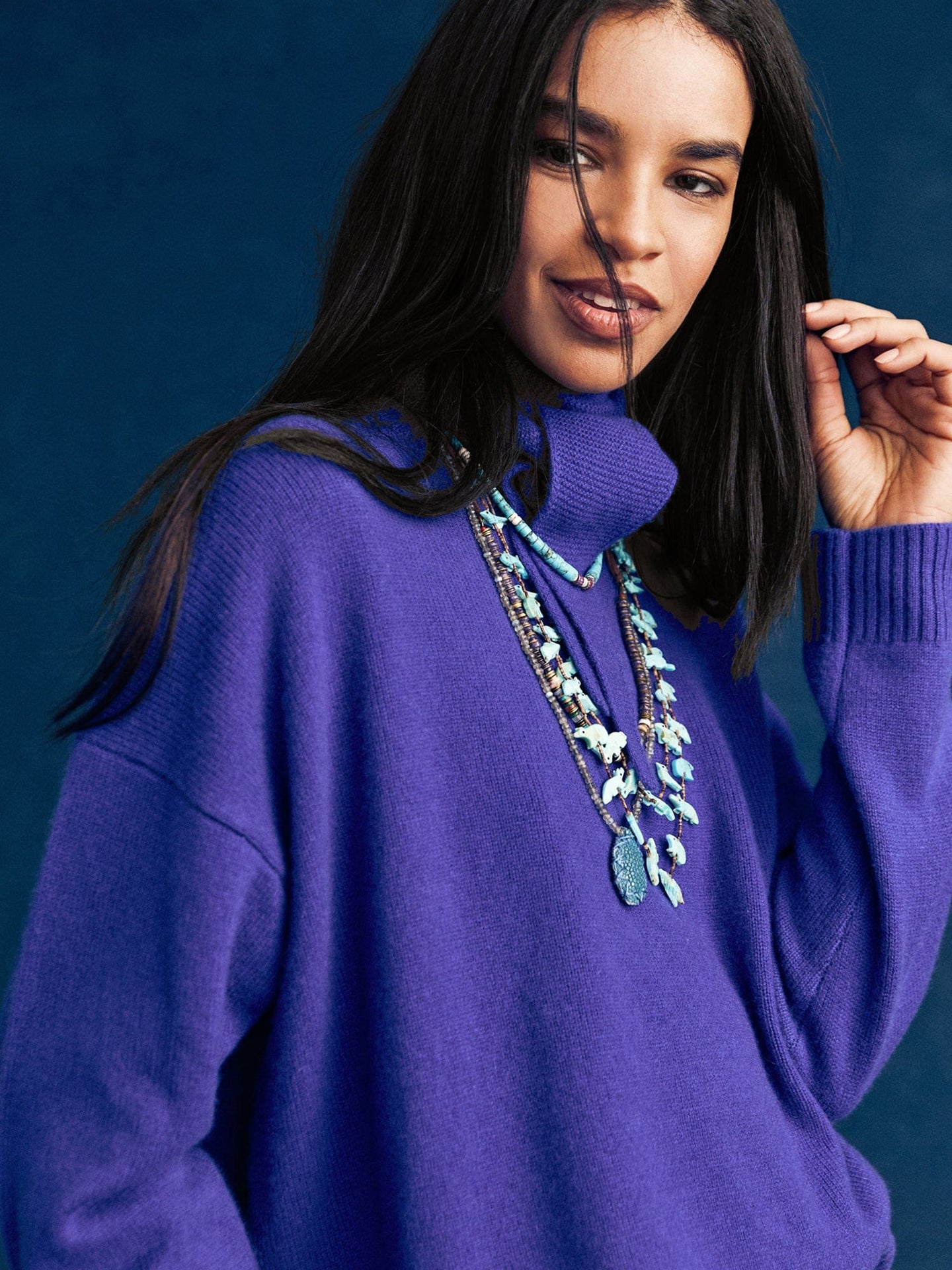 X2507 Sweater Bright Cobalt Lela Sweater Bright Cobalt Lela Sweater