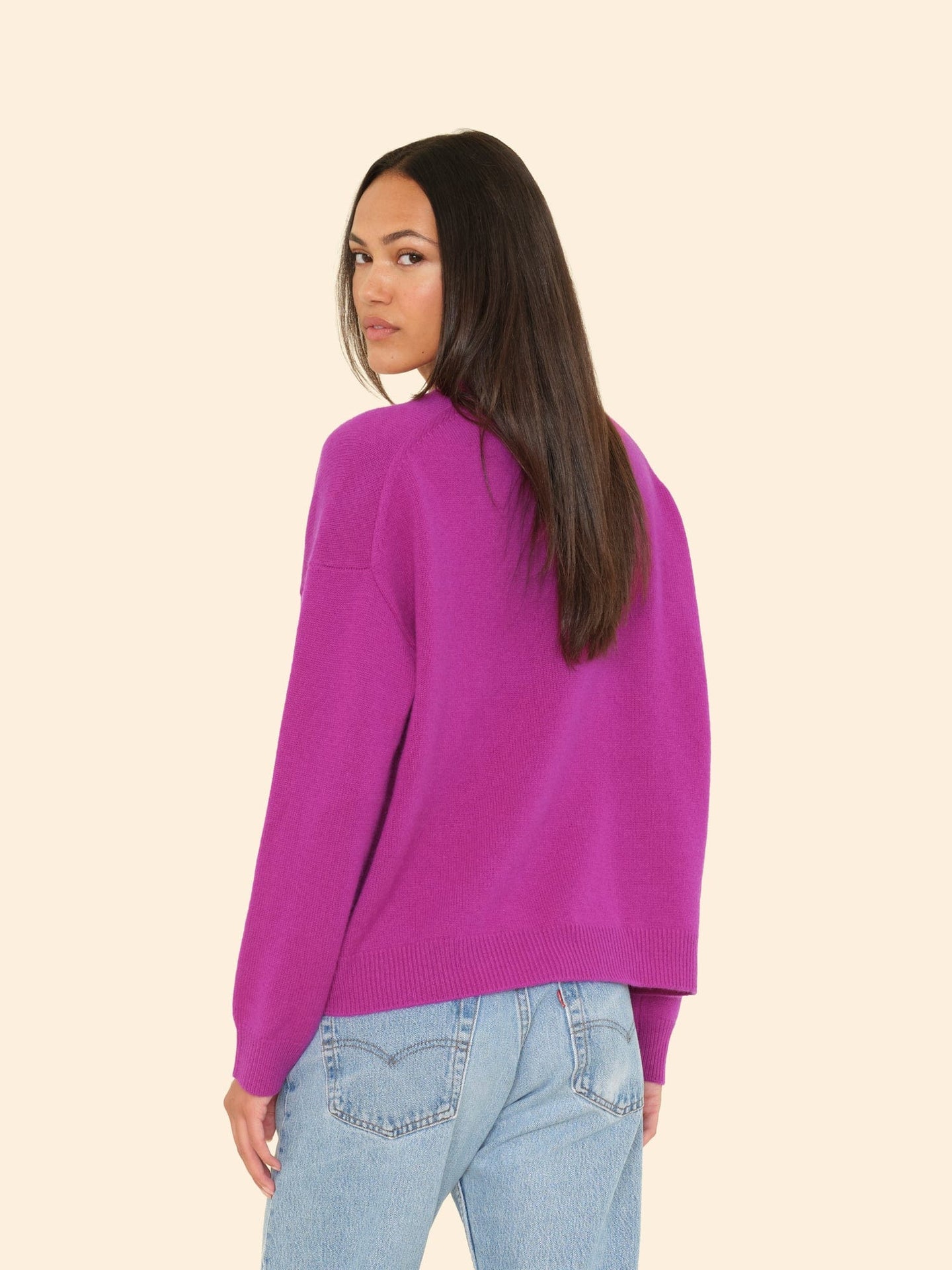 Sweat AMOUR violet & écru en molleton - Pulls & Cardigans - Catalleya et ses merveilles Sweat AMOUR violet & écru en molleton - Pulls & Cardigans - Catalleya et ses merveilles