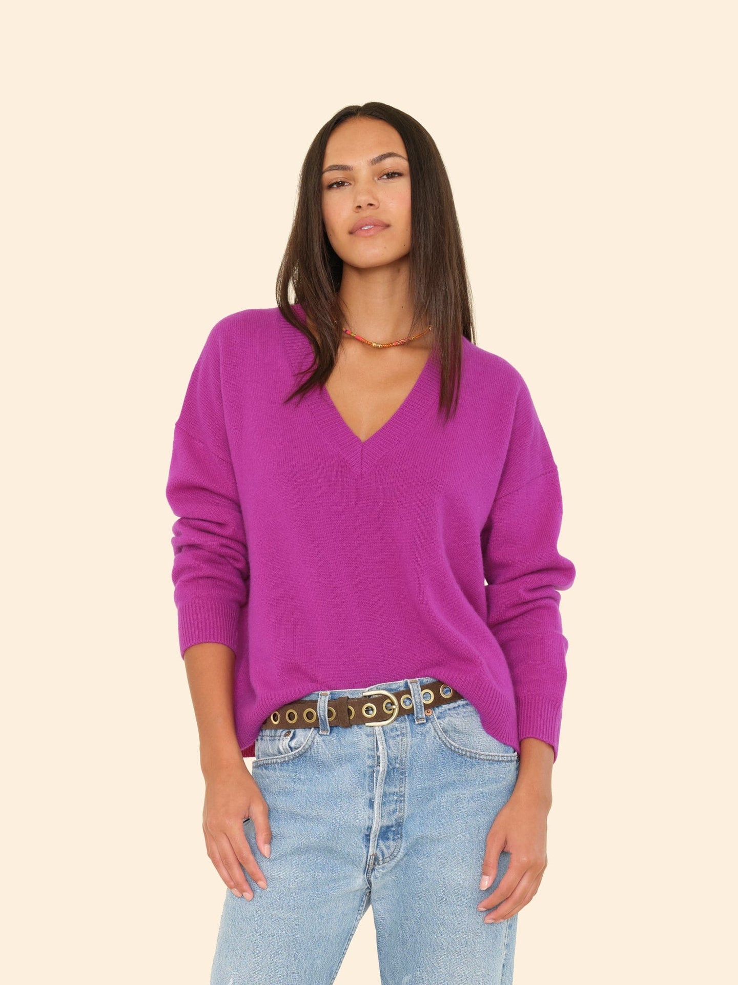 X2507 Sweater Electric Violet Jodie Sweater Electric Violet Jodie Sweater
