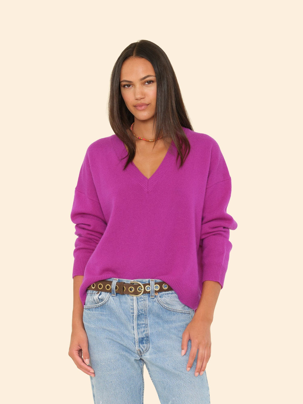 X2507 Sweater Electric Violet Jodie Sweater Electric Violet Jodie Sweater