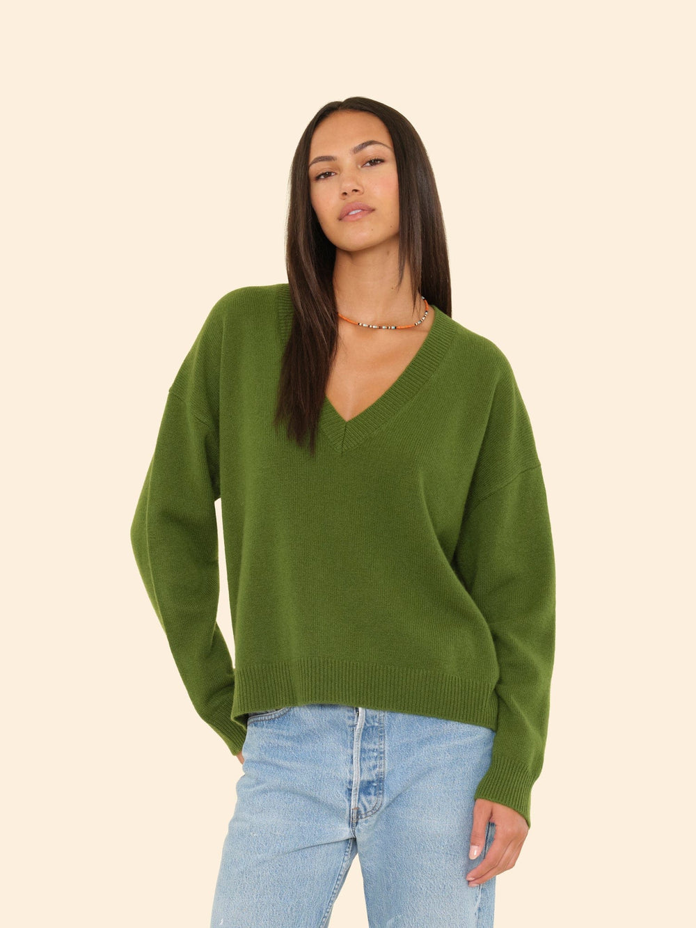 X2507 Sweater Herb Green Jodie Sweater Herb Green Jodie Sweater