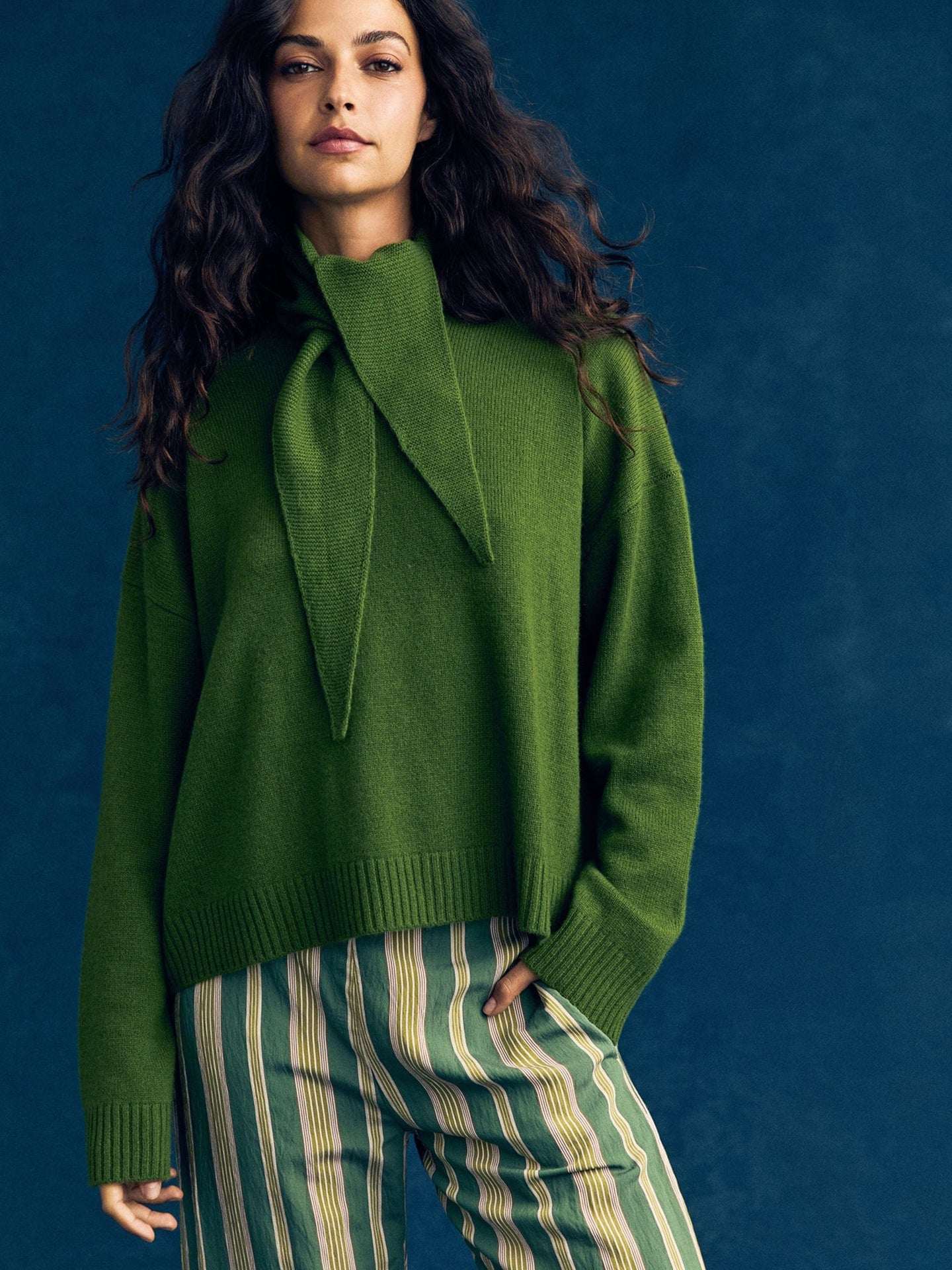 X2507 Sweater Herb Green Lela Sweater Herb Green Lela Sweater