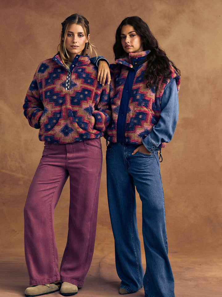 X2507 Sweater Mosaic Tile Ridge Pullover Mosaic Tile Ridge Pullover