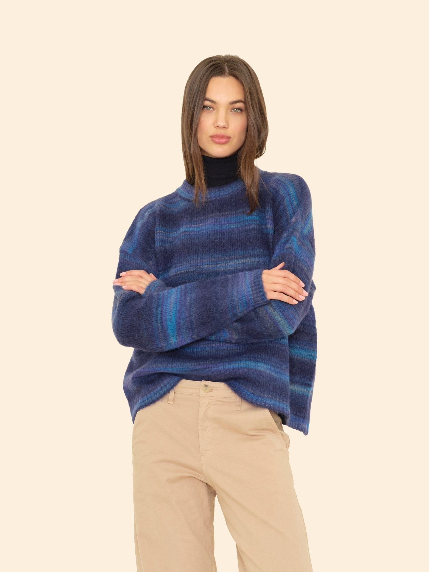 X2507 Sweater Navy Ombre Anders Sweater Navy Ombre Anders Sweater