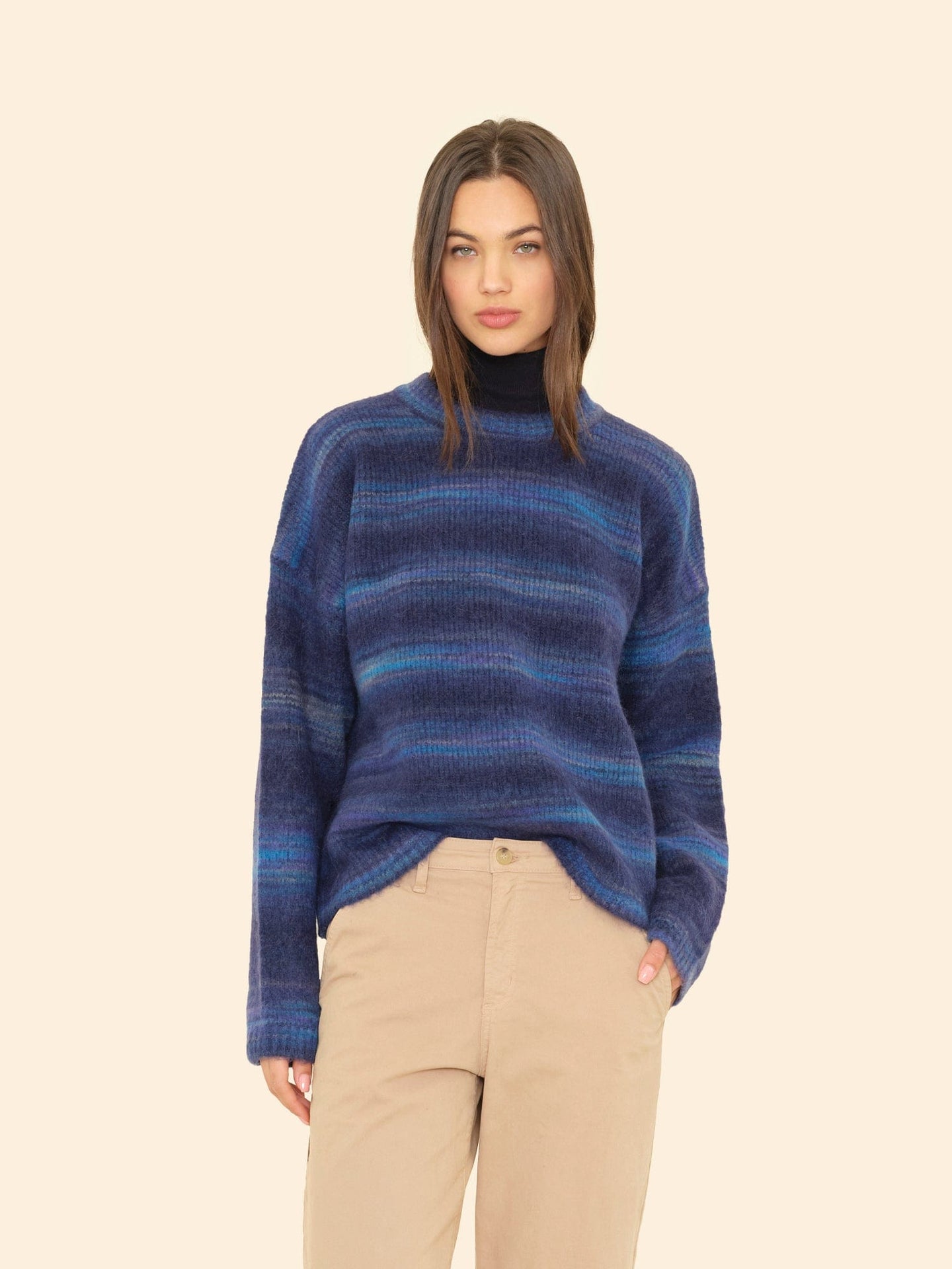 X2507 Sweater Navy Ombre Anders Sweater Navy Ombre Anders Sweater
