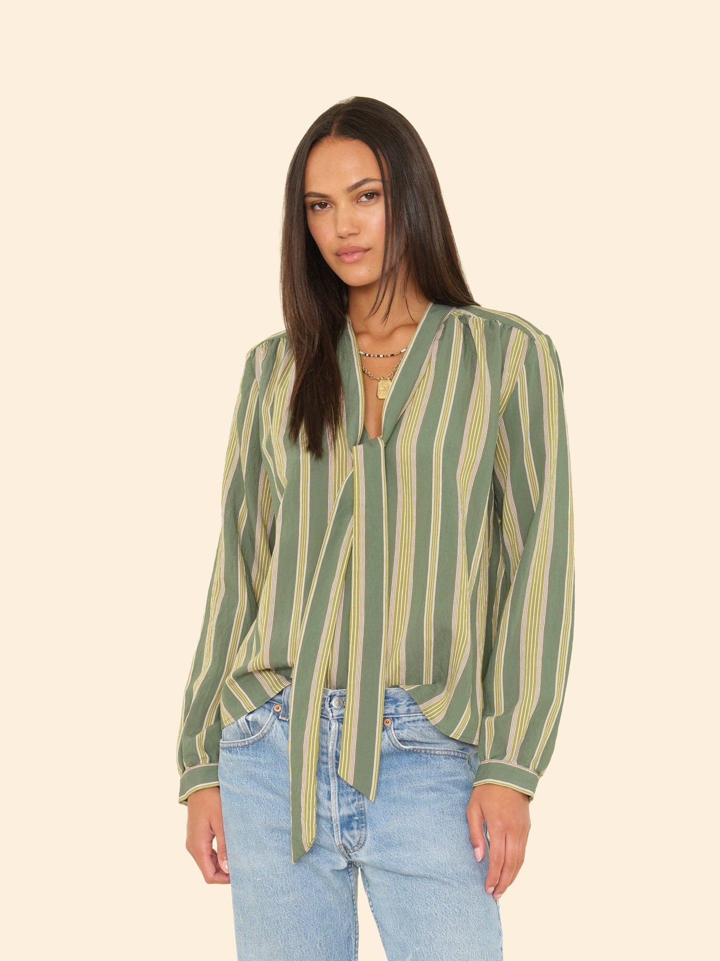X2507 Top Spruce Stripe Sabina Top Spruce Stripe Sabina Top