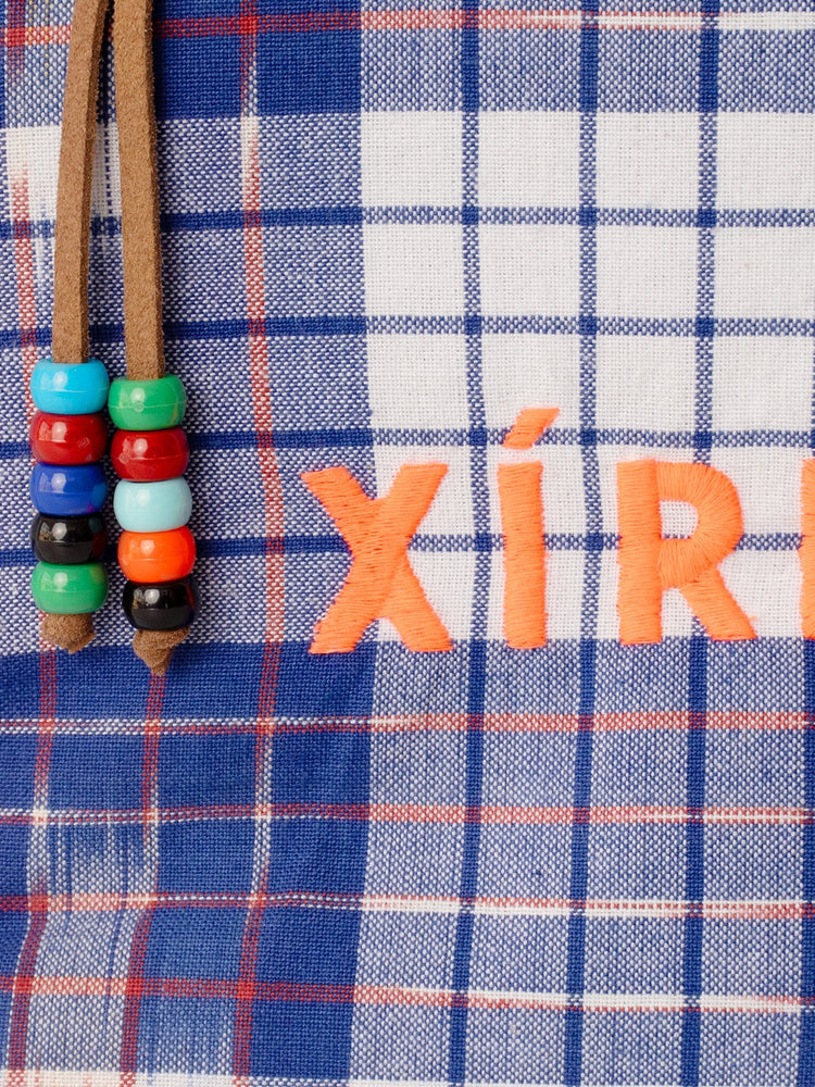 X2508 Accessory One Size / Lapis Check Lapis Check Ellie Pouch X0YDP046-OS-LPCK Lapis Check Ellie Pouch