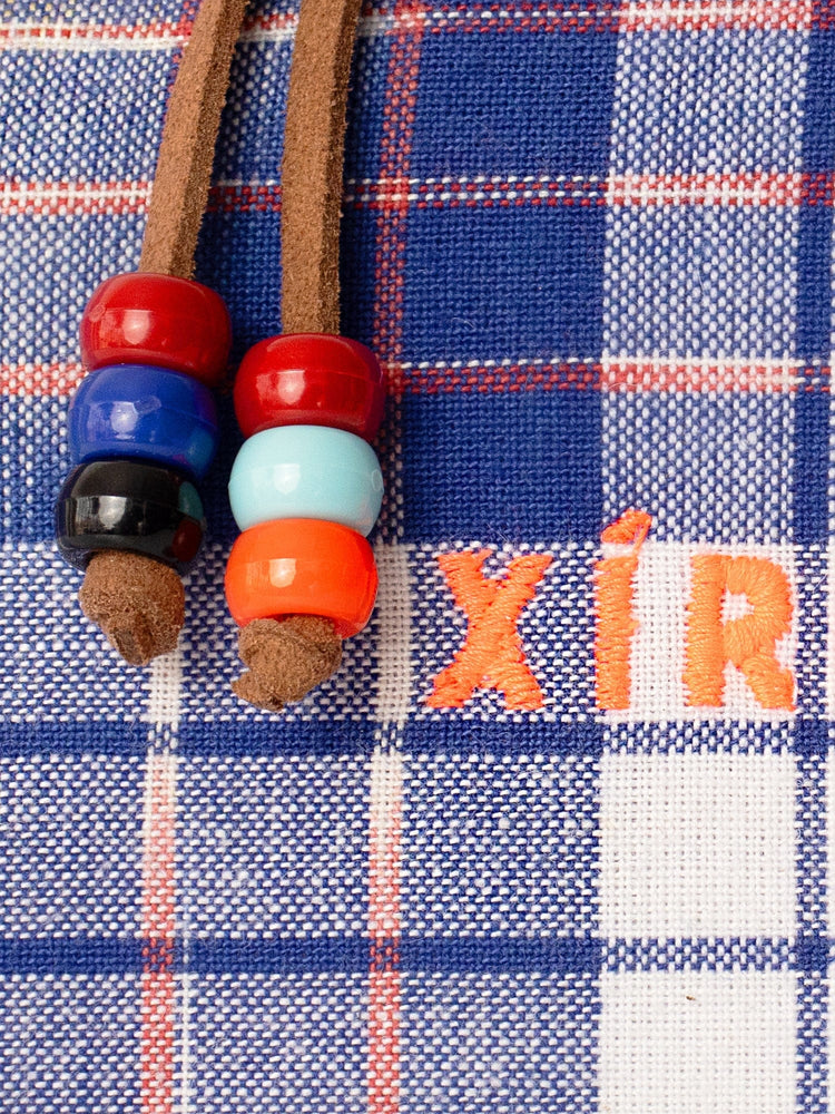 X2508 Accessory One Size / Lapis Check Lapis Check Mini Ellie Pouch X0YDP050-OS-LPCK Lapis Check Mini Ellie Pouch