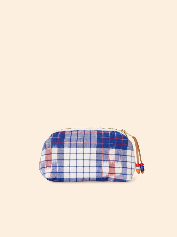 X2508 Accessory One Size / Lapis Check Lapis Check Mini Ellie Pouch X0YDP050-OS-LPCK Lapis Check Mini Ellie Pouch