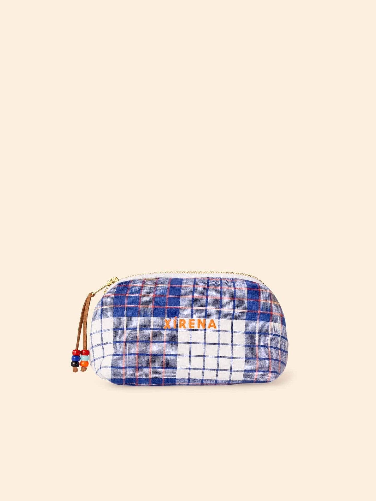 X2508 Accessory One Size / Lapis Check Lapis Check Mini Ellie Pouch X0YDP050-OS-LPCK Lapis Check Mini Ellie Pouch