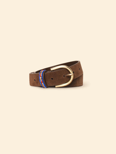 NEW XIRENA brix leather belt in dusty red Xirena Brix Belt available from Weekends Boulder | Your  main image 3