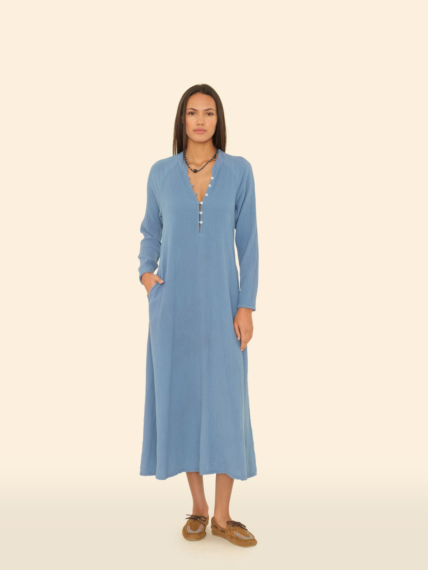 X2508 Dress Harbor Blue Tabitha Dress Harbor Blue Tabitha Dress