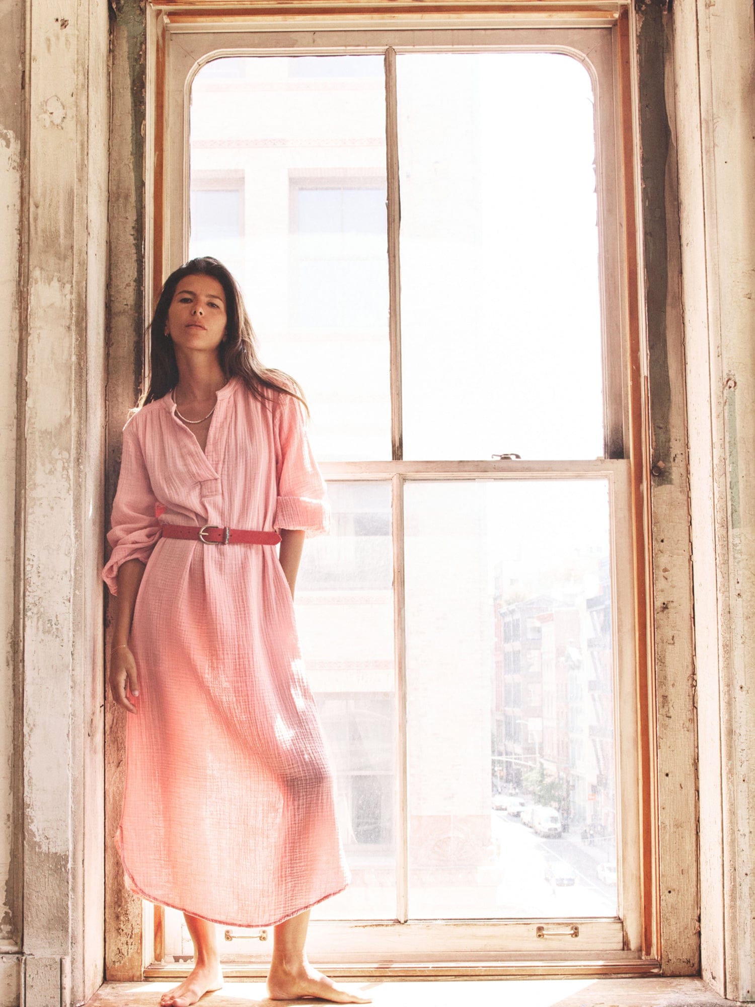 Pink Rose Josephine Dress