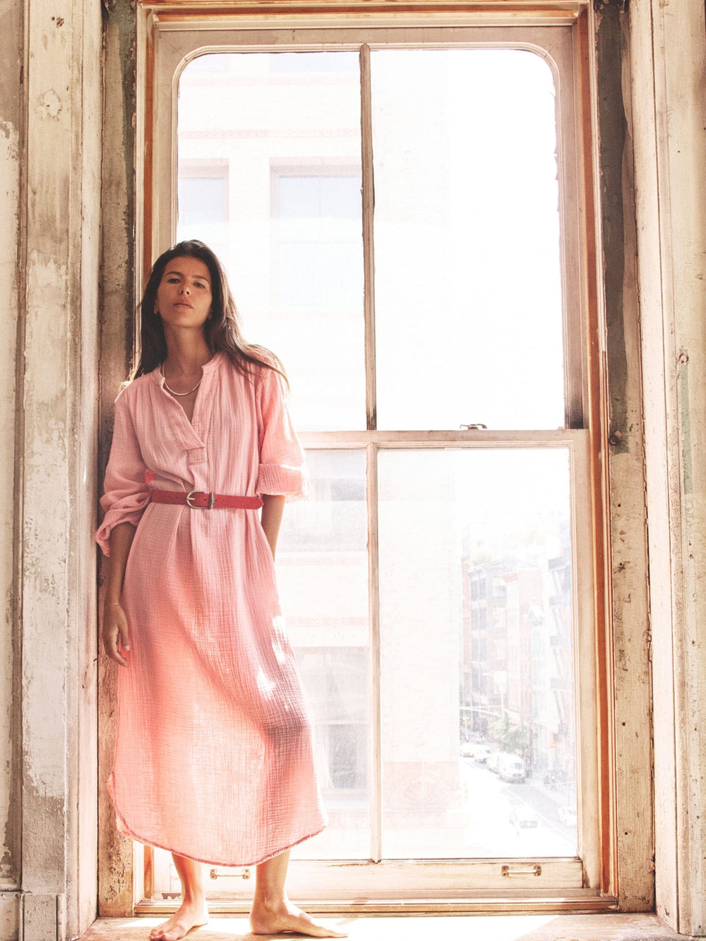 X2508 Dress Pink Rose Josephine Dress Pink Rose Josephine Dress