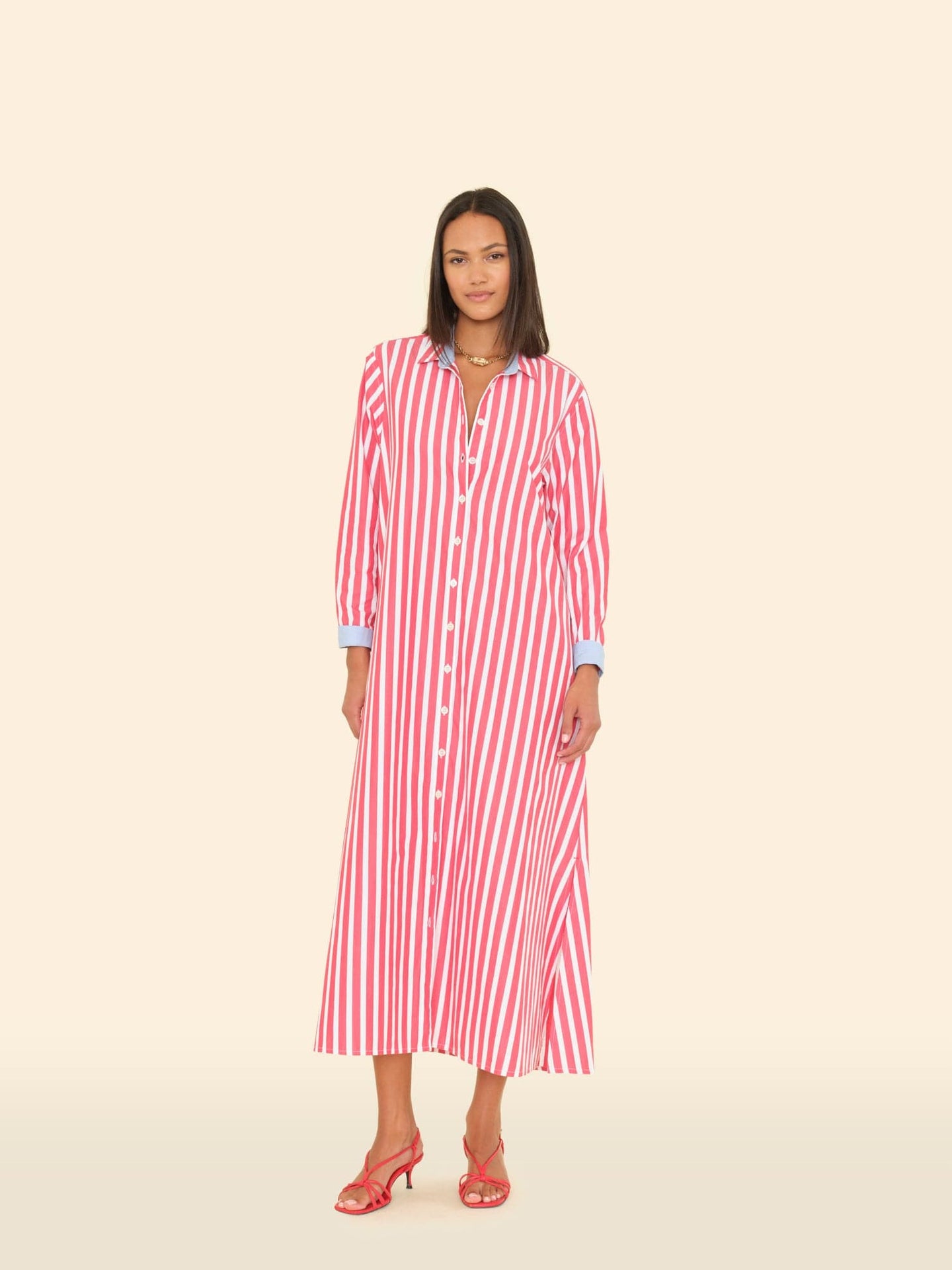 X2508 Dress Scarlet Stripe Boden Dress Scarlet Stripe Boden Dress