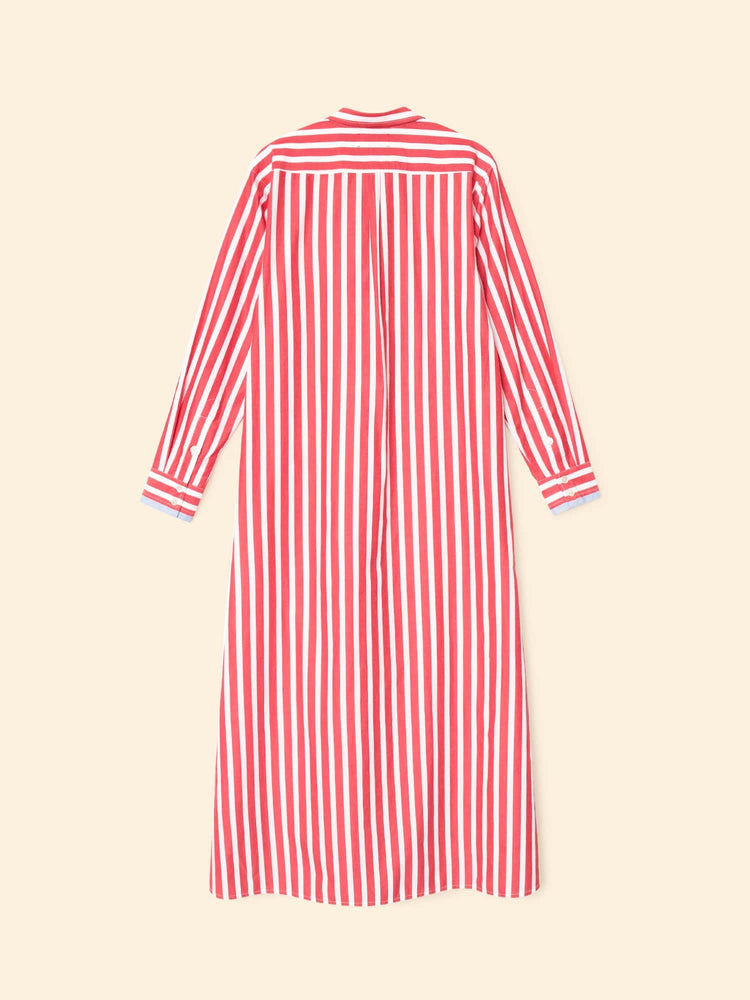 Boden Dress Scarlet Stripe S / Red
