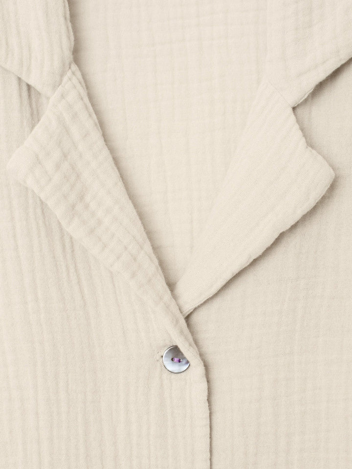 X2508 Pajama Set Grey Mist Lyra Gauze Pajama Set Grey Mist Lyra Gauze Pajama Set