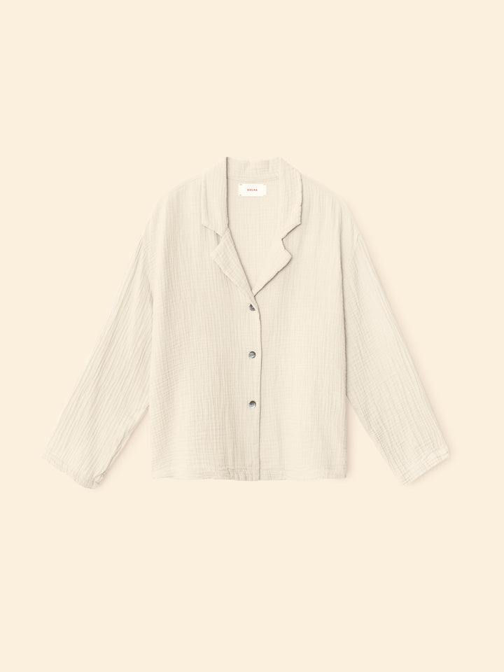 X2508 Pajama Set Grey Mist Lyra Gauze Pajama Set Grey Mist Lyra Gauze Pajama Set