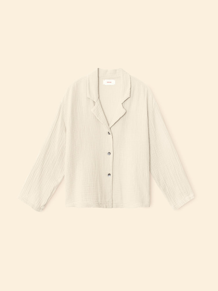 X2508 Pajama Set Grey Mist Lyra Gauze Pajama Set Grey Mist Lyra Gauze Pajama Set