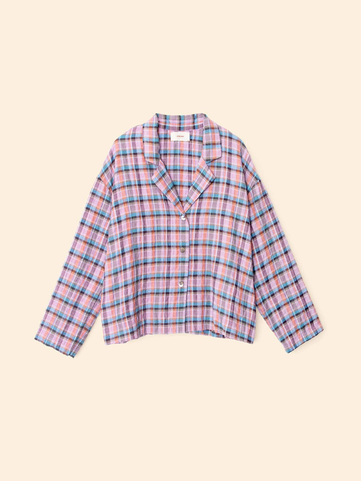 X2508 Pajama Set Moonstone Lyra Plaid Pajama Set Moonstone Lyra Plaid Pajama Set